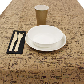 Toalha Papel Cortado Mesa 1x1m Kraft "Postal" 40g/m² (400 Uds)