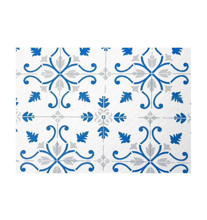 Toalha Papel Cortado Mesa 1x1m "La Valenciana" Turquesa 40g/m² (400 Uds) Toalha Papel Cortado Mesa 1x1m "La Valenciana" Turquesa 40g/m² (400 Uds)