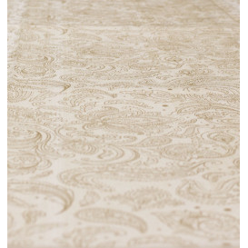 Toalha em Rolo Não Tecido 1,2x50m "Mandala" Creme 50g/m² P40cm (4 Uds)