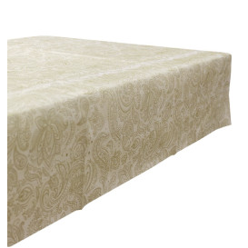 Toalha em Rolo Não Tecido 1,2x50m "Mandala" Creme 50g/m² P40cm (4 Uds)