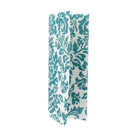 Guardanapos Canguru Airlaid  "Versalles" Turquesa 32x40cm 55g/m² (40 Uds)