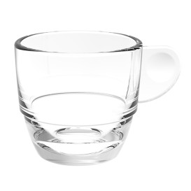 Chávena Reutilizavel SAN “Espresso” Transparente 80ml (6 Uds)