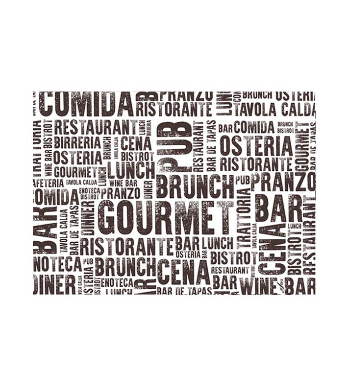 Toalhete de Mesa de Papel Branco "Gourmet" 30x40cm 40g/m² (1.000 Uds) Toalhete de Mesa de Papel Branco "Gourmet" 30x40cm 40g/m² (1.000 Uds)