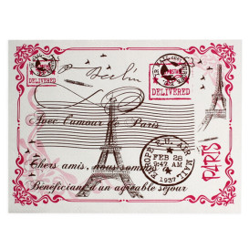 Toalhete de Mesa de Papel Branco "Paris" 30x40cm 40g/m² (1.000 Uds)