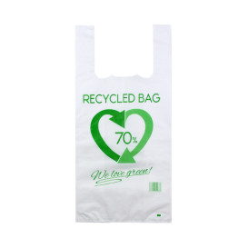 Saco Plastico 70% Reciclado 42x53cm 50µm (100 Uds)