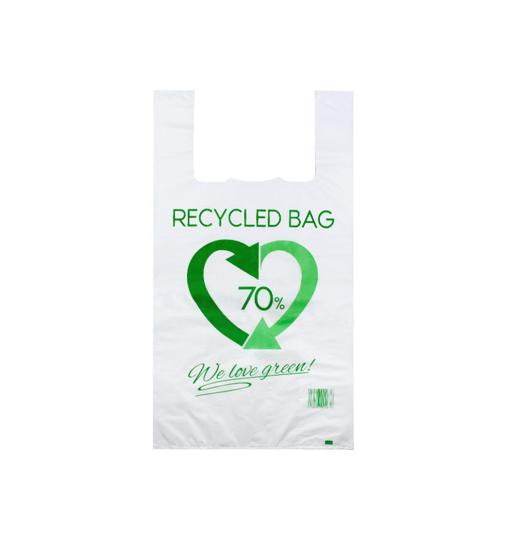 Saco Plastico 70% Reciclado 50x60cm 50µm (700 Uds) Saco Plastico 70% Reciclado 50x60cm 50µm (700 Uds)