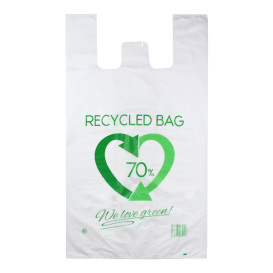 Saco Plastico 70% Reciclado 70x80cm 50µm (50 Uds)