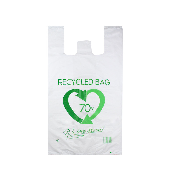 Saco Plastico 70% Reciclado 70x80cm 50µm (50 Uds) Saco Plastico 70% Reciclado 70x80cm 50µm (50 Uds)
