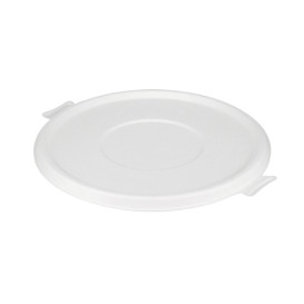 Tampa de Cana-de-Açúcar Branco para Tigela 710 y 1360ml (50 Uds)
