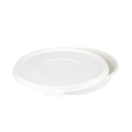 Tampa de Cana-de-Açúcar Branco para Tigela 710 y 1360ml (50 Uds)