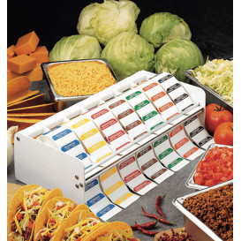 Distribuidor ABS para Adesivos em Rolo Branco 49,5x19,5x7,5cm (1 Ud)
