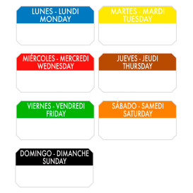 Distribuidor ABS para Adesivos em Rolo Branco 49,5x19,5x7,5cm (1 Ud)