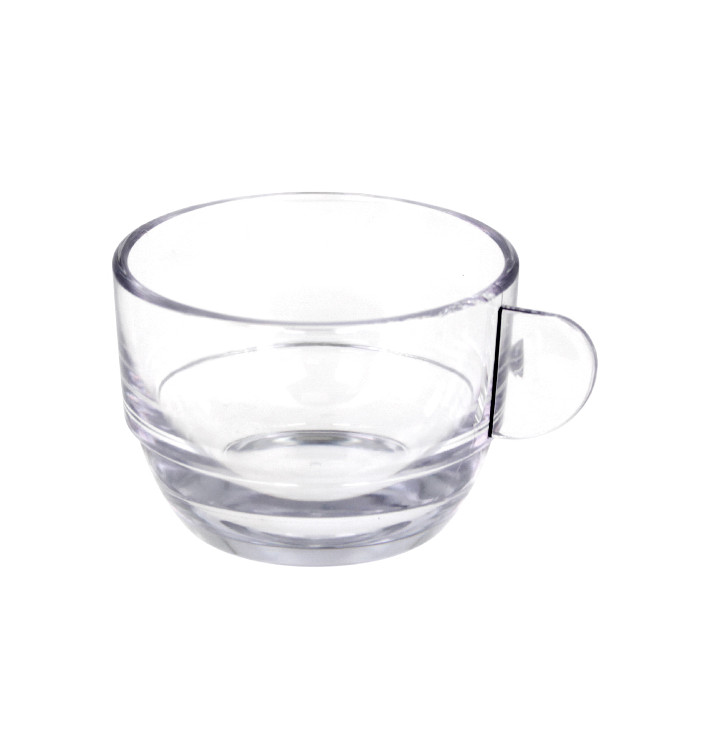 Chávena Reutilizavel SAN “Cappuccino” Transparente 166ml (6 Uds) Chávena Reutilizavel SAN “Cappuccino” Transparente 166ml (6 Uds)
