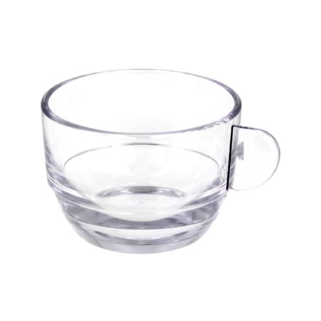 Chávena Reutilizável Durable SAN “Cappuccino” Transparente 166ml (6 Uds)