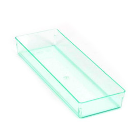 Bandeja Plastico "Water Green" 13,1x4,6 cm (12 Unidades)