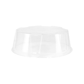 Tampa para Embalagem Bolo e Torta APET Ø16x8cm (10 Uds)