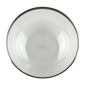 Tigela PS Cristal Duro Bordo Prata 3500ml Ø27cm (4 Uds)