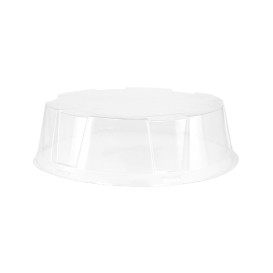 Tampa para Embalagem Bolo e Torta APET Ø28,5x6cm (120 Uds)