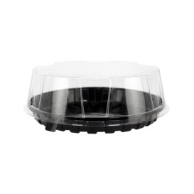 Embalagem Plastico para Bolo OPS Ø22x6,5cm (60 Uds)