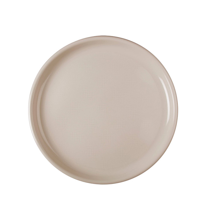 Prato de Plastico para Pizza Bege Round PP Ø350mm (12 Uds) Prato de Plastico para Pizza Bege Round PP Ø350mm (12 Uds)