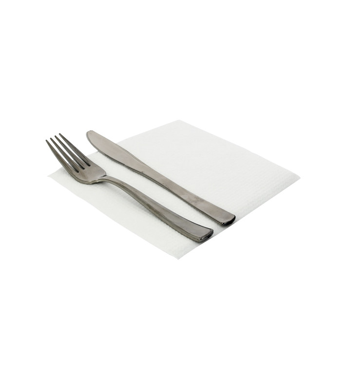 Guardanapos Papel Branco 33x33 1 Folha (4.800 Uds) Guardanapos Papel Branco 33x33 1 Folha (4.800 Uds)