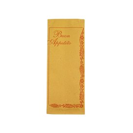 Envelopes de Talheres com Guardanapo "Buon Appetito" (125 Uds)