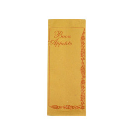 Envelopes de Talheres com Guardanapo "Buon Appetito" (125 Uds)