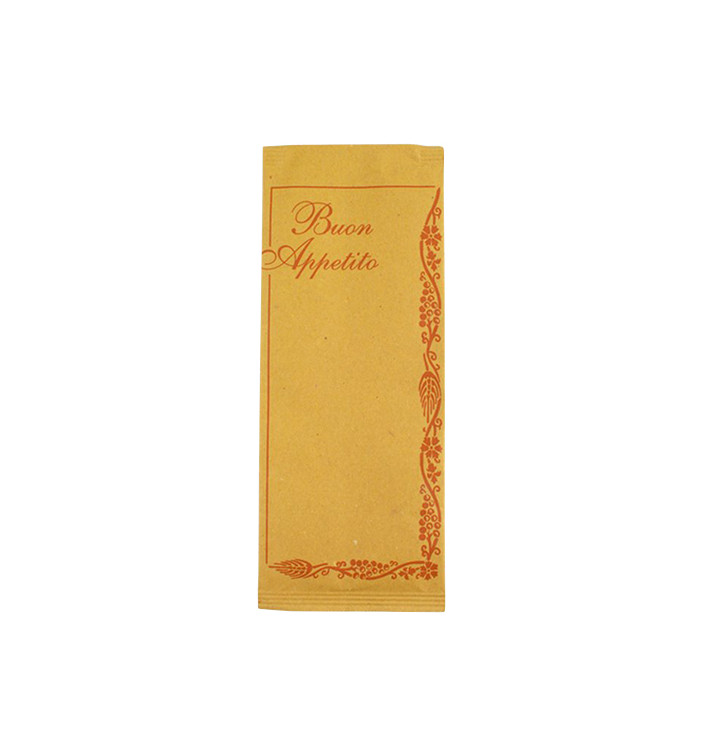 Envelopes de Talheres com Guardanapo "Buon Appetito" (1000 Uds) Envelopes de Talheres com Guardanapo "Buon Appetito" (1000 Uds)