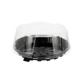 Embalagem para Bolo e Torta APET Preto Ø16cm (10 Uds)