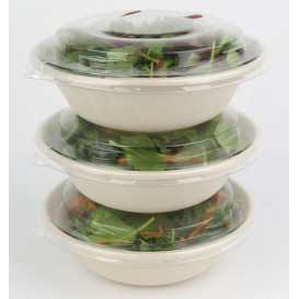 Tampa Cúpula de Plástico rPET Cristal Ø17x3cm (50 Uds)