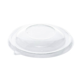 Tampa Cúpula de Plástico rPET Cristal Ø17x3cm (50 Uds)