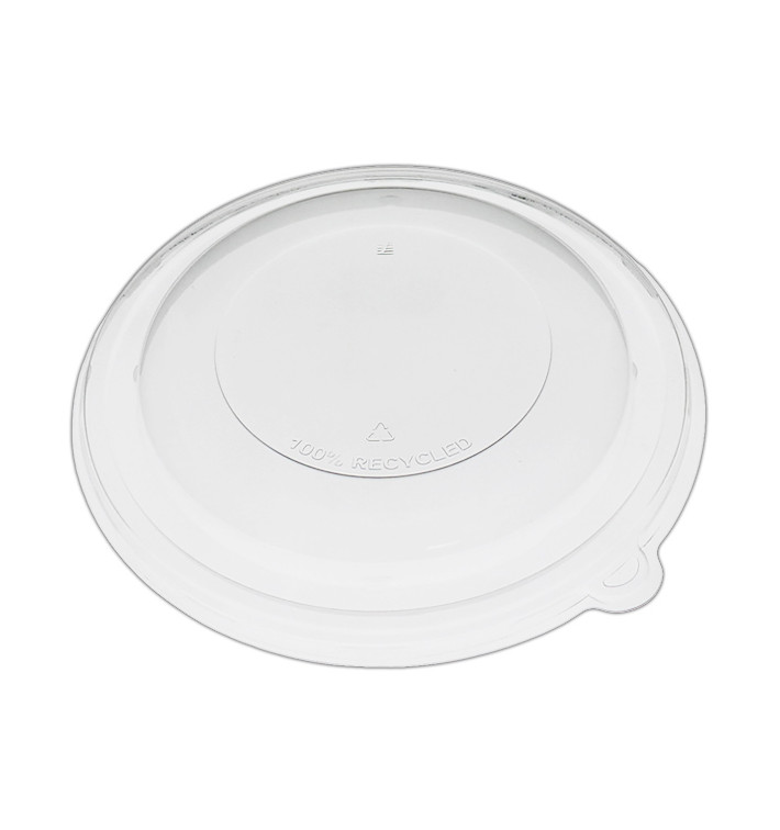 Tampa Cúpula de Plástico rPET Cristal Ø21x3cm (150 Uds) Tampa Cúpula de Plástico rPET Cristal Ø21x3cm (150 Uds)