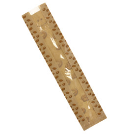 Saco de Papel Kraft Janela "Panes" 14+7x55cm (1000 Uds)