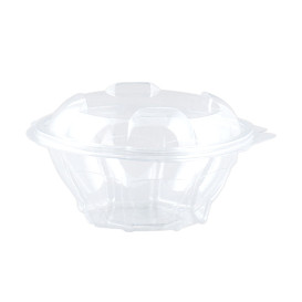 Tigela Redondo Tampa Bisagra PLA 500ml (50 Uds)