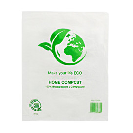 Saco Plastico Mercado 100% Home Compost 48x52cm (500 Uds)