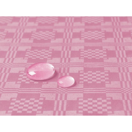 Toalha Papel Plastificado Rolo Rosa 1,2x5m (10 Uds)