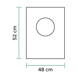 Saco Plastico Mercado 100% Biodegradável 48x52cm (100 Uds)