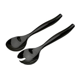 Talheres Plastico Salada 260 mm Preto 