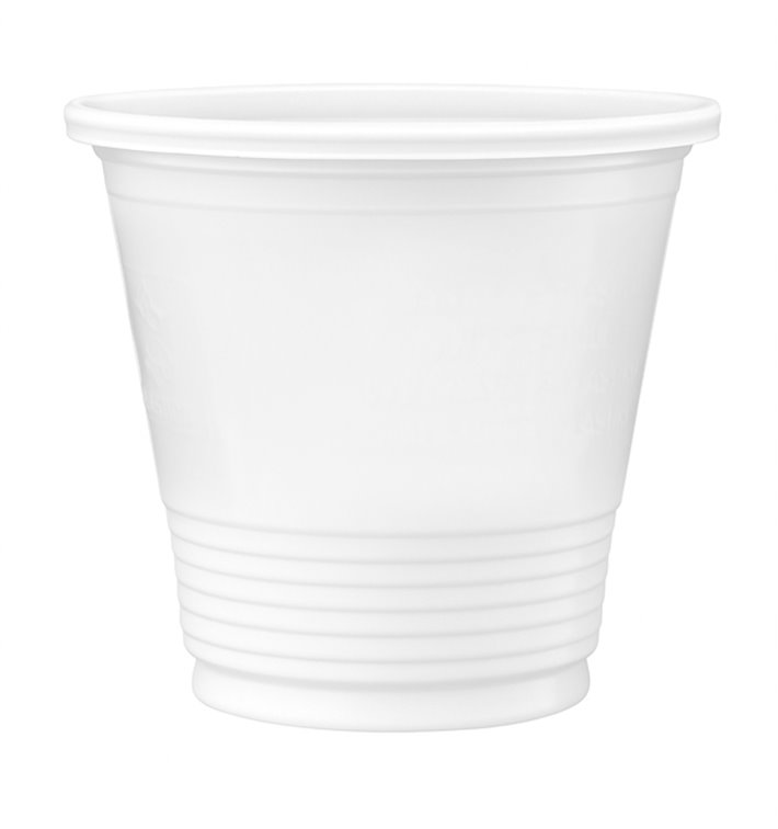 Copo de Plástico PS Branco 80 ml (4.800 Uds) Copo de Plástico PS Branco 80 ml (4.800 Uds)