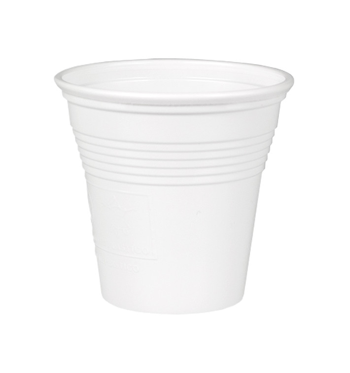 Copo de Plástico PS Branco 80 ml (4.800 Uds) Copo de Plástico PS Branco 80 ml (4.800 Uds)