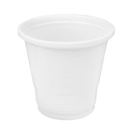 Copo de Plástico PS Branco 80 ml (4.800 Uds)