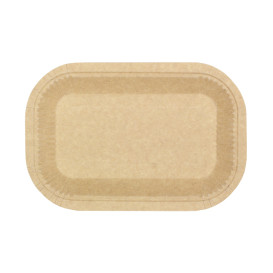 Bandeja de Cartão Anti-Gordura Kraft 15x23cm 245g/m² (750 Uds)
