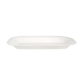 Bandeja de Cartão Anti-Gordura Branco 15x23cm 250g/m² (50 Uds)