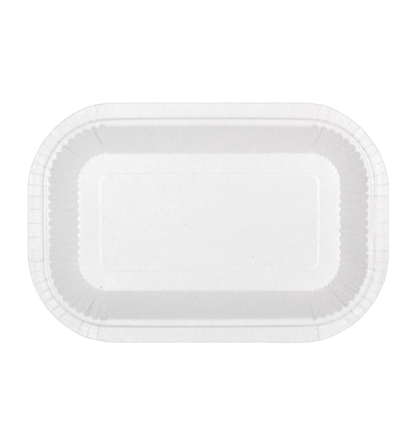 Bandeja de Cartão Anti-Gordura Branco 15x23cm 250g/m² (750 Uds)