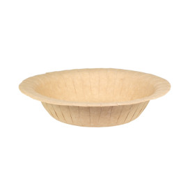 Prato Fundo de Cartão Anti-Gordura Kraft Ø19cm 245g/m² (50 Uds)