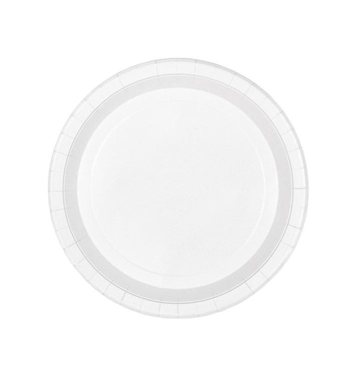 Prato de Cartão Redondo Branco Ø26cm 250g/m² (50 Uds) Prato de Cartão Redondo Branco Ø26cm 250g/m² (50 Uds)