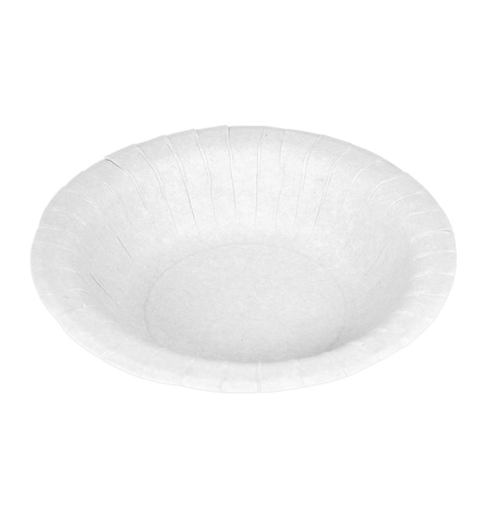 Prato Fundo de Cartão Anti-Gordura Branco Ø19cm 250g/m² (500 Uds) Prato Fundo de Cartão Anti-Gordura Branco Ø19cm 250g/m² (500 Uds)