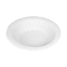 Prato Fundo de Cartão Anti-Gordura Branco Ø19cm 250g/m² (50 Uds)