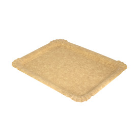 Bandeja de Cartão Kraft "Flower" 18x24cm 345g/m² (50 Uds)