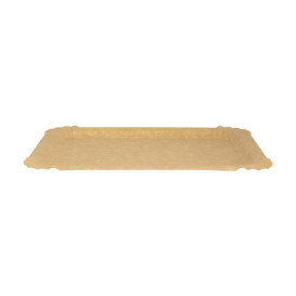 Bandeja de Cartão Kraft "Flower" 18x24cm 345g/m² (50 Uds)